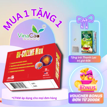 Bi-Cozyme Max - Phòng chống tim mạch, huyết áp, đột quỵ