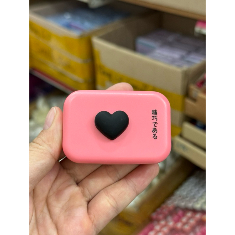 khay đơn mini trái tym hồng