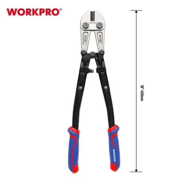 Kìm cộng lực cắt sắt WORKPRO WP216004 kích thước 450mm (18 inch) đường kính cắt tối đa 8mm - Hàng chuẩn chính hãng