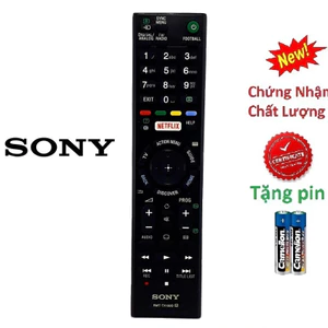 tay điều khiển remote từ xa tivi sony RM-1275 hàng xịn-kèm pin-tay đầu bấm tivi sony RM-1275 xịn