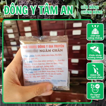 1 bịch 10 gói Bột ngâm chân thảo dược, Thảo mộc ngâm chân giảm đau xương khớp giải tỏa căng thẳng mệt mỏi| Đông y Tâm An