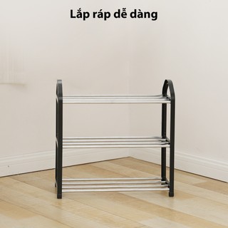 Kệ Để Giày Dép 3 tầng Samono BFS3504 Thiết Kế Gọn Nhẹ Chắc Chắn Không Rung Lắc Dễ Dàng Lắp Ráp