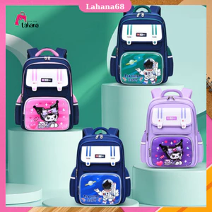Balo Chống Gù Cho Bé Tiểu Học, Cặp Sách Cấp 1 Siêu Nhẹ Chống Nước Họa Tiết Kuromi, Phi Hành Gia HS02