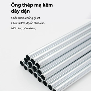 Kệ Để Giày Dép 3 tầng Samono BFS3504 Thiết Kế Gọn Nhẹ Chắc Chắn Không Rung Lắc Dễ Dàng Lắp Ráp