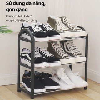 Kệ Để Giày Dép 3 tầng Samono BFS3504 Thiết Kế Gọn Nhẹ Chắc Chắn Không Rung Lắc Dễ Dàng Lắp Ráp