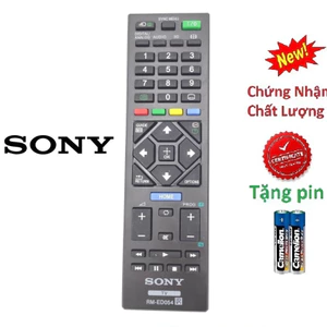 tay điều khiển remote từ xa tivi sony ngắn RM-ED054 hàng thường có lô gô-kèm pin