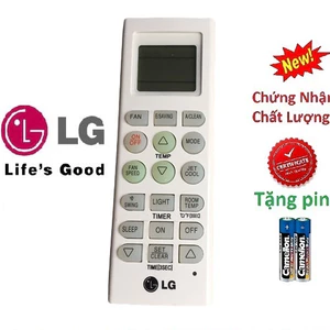 tay điều khiển remote từ xa điều hòa LG loại dài hàng xịn-kèm pin