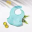 Yếm ăn dặm Silicone Tootie có máng hứng, Yếm Mumbebe chất liệu dày dặn dễ vệ sinh an toàn cho bé