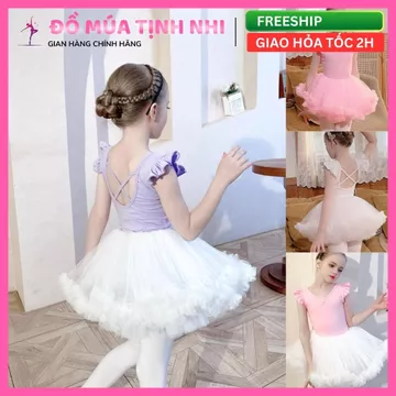 Set Váy Múa Ba Lê trẻ em Váy Múa ballet Rời Lưng Dây Váy Múa Cho Bé Váy Múa Bale Váy Múa Trẻ Em BL1 - Đồ múa Tịnh Nhi