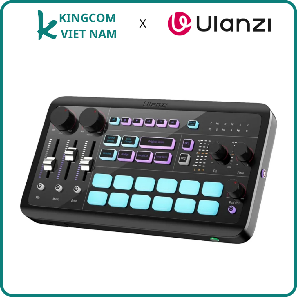 Ulanzi AX01 All-in-one Audio Mixer - Bàn Trộn Livestreams 4 Kênh Tích ...