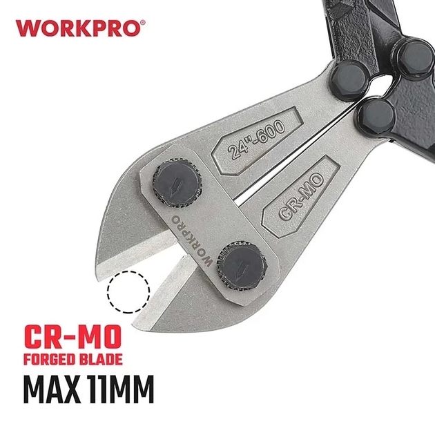 Kìm cộng lực cắt sắt WORKPRO WP216005 kích thước 600mm (24 inch) đường kính cắt tối đa 7mm - Hàng chuẩn chính hãng