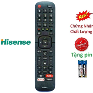 tay điều khiển remote từ xa tivi EN2BB27 chính hãng hisense lcd led H32A5840 H43AE6030 H32B5600