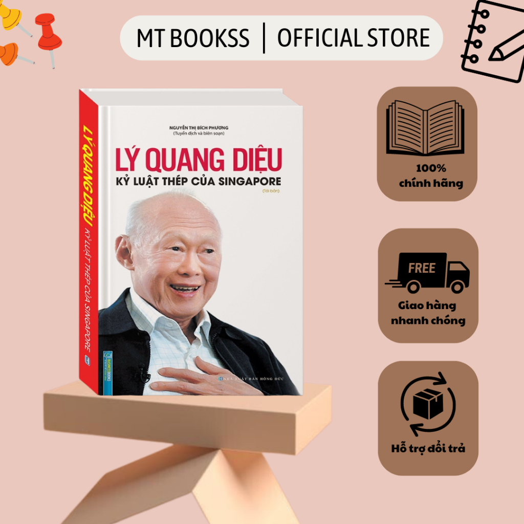 Sách - Lý Quang Diệu Kỷ Luật Thép Của Singapore (bìa cứng)