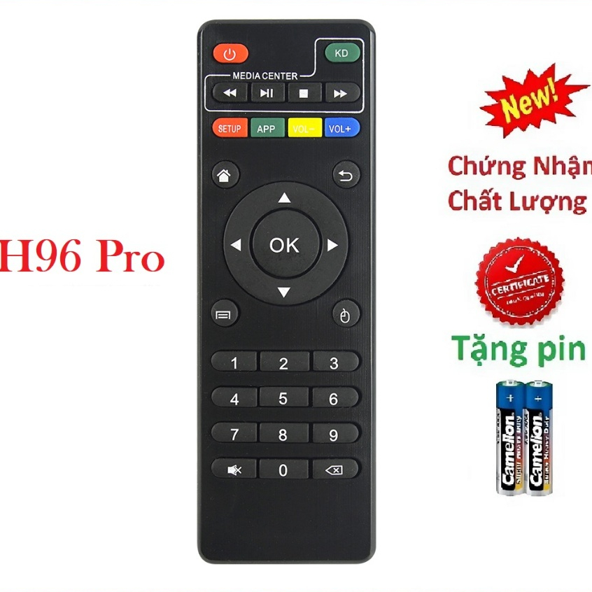 tay điều khiển remote từ xa đầu box H96 Pro /V88/MXQ/Z28/T95 /set /TV/ in-kèm pin
