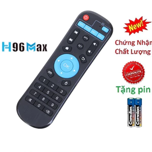 tay điều khiển remote từ xa tivi box H96 Max / X98 / Tx6 /HK1/T95X/TX3X96-kèm pin