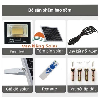 Đèn năng lượng mặt trời 60W, 100W, 200W 300W ( ánh sáng màu vàng )