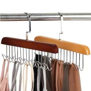 MÓC TREO ĐỒ LÓT,  [XẢ KHO] Móc Gỗ Treo Đồ Lót, Khăn, Thắt Lưng, Cà Vạt, Áo 2 Dây Đa Năng Tiện Dụng-MA: MOCTREODOLOT78