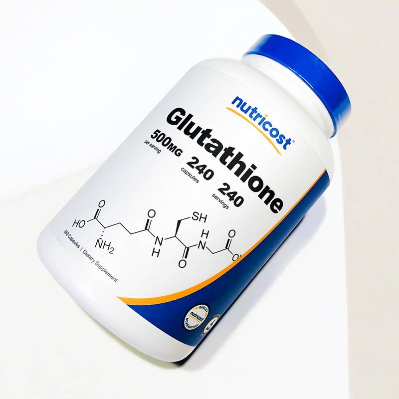 Hỗ trợ chống oxy hóa Nutricost Glutathione 500mg 240 viên