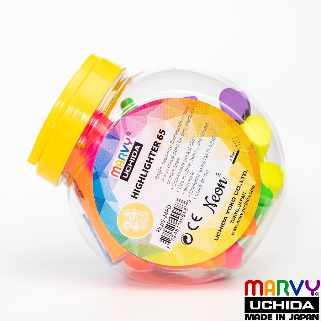 Ảnh Bút dạ quang Marvy Uchida 65 2