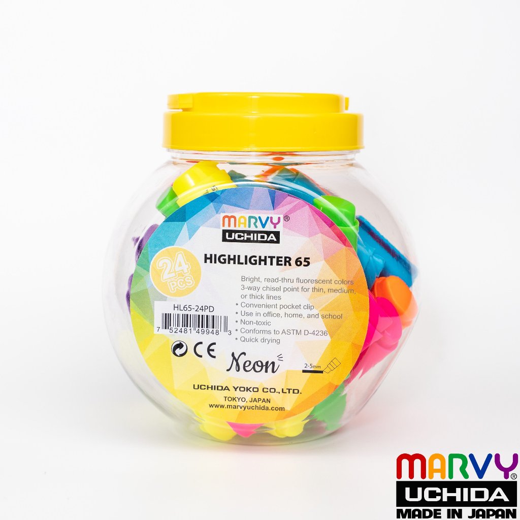 Ảnh Bút dạ quang Marvy Uchida 65 3