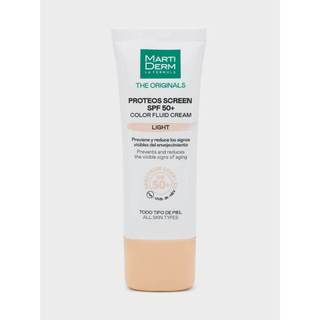 Kem Chống Nắng Làm Đều Màu Da MartiDerm The Originals Proteos Screen SPF50+ Color Fluid Cream (Light) 40ml