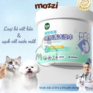 Khăn ướt lau sạch mắt nha đam Hipi SOS cho chó mèo