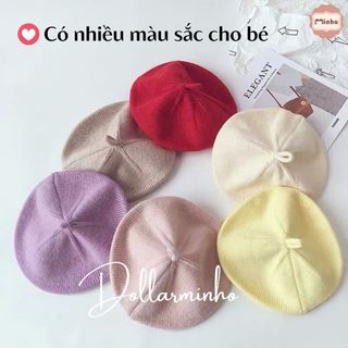(Có sẵn) Mũ Len Nồi Thêu Tên Bé Chất Liệu Len Acrylic Mềm Mại Giữ Ấm Không Kích Ứng Da Cho Bé