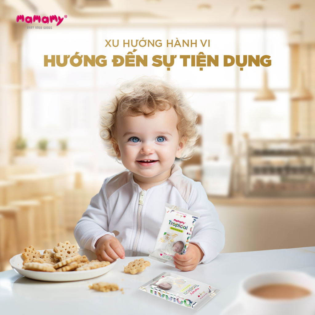 Ảnh Khăn ướt Mamamy Tropical cho mẹ và bé gói 10 tờ tinh dầu cúc vạn thọ, nhỏ gọn, bỏ túi tiện lợi 3