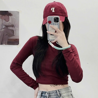 Áo Thun Dài Tay Croptop Ôm Fit Body Cotton Mịn 247store  - Aothun310