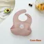 Yếm Ăn Dặm Cocobear Tootie Silicone, Yếm ăn dặm nhiều hình Cocobear Tootie dáng Hàn Quốc