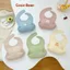 Yếm Ăn Dặm Cocobear Tootie Silicone, Yếm ăn dặm nhiều hình Cocobear Tootie dáng Hàn Quốc