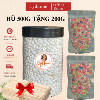 [TẶNG 200G] Hũ 500g sáp sữa dừa wax lông nóng cao cấp lyihome, sáp wax nóng lấy sạch gốc lôngv
