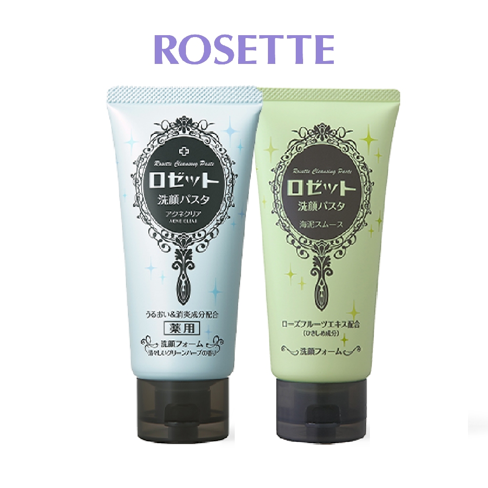 Ảnh Combo Sữa Rửa Mặt Rosette Thu Nhỏ Lỗ Chân Lông 120g Và Sữa Rửa Mặt Rosette Làm Giảm Mụn Face Wash Pasta 120G 1