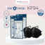 Khẩu trang KF94 UNI MASK 4 lớp kháng khuẩn, kiểu dáng 4D chống bụi mịn tia uv
