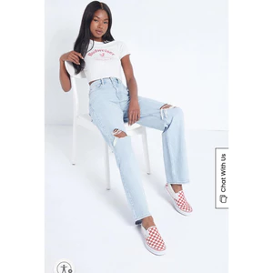 Quần jean rách P4CSUN collab Budweiser size 25