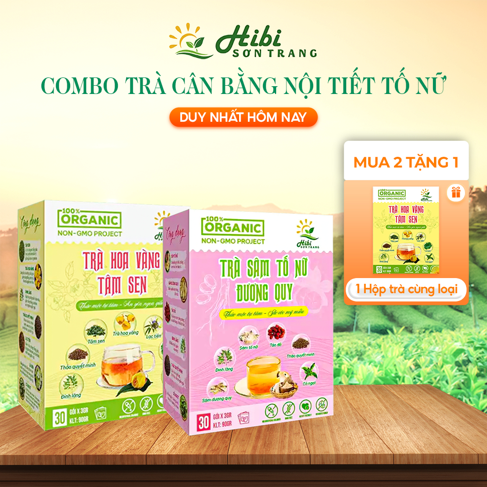 Trà Thảo Mộcân Bằng Nội Tiếtố & Ngủ Ngon - Hình Ảnh Thực Tế