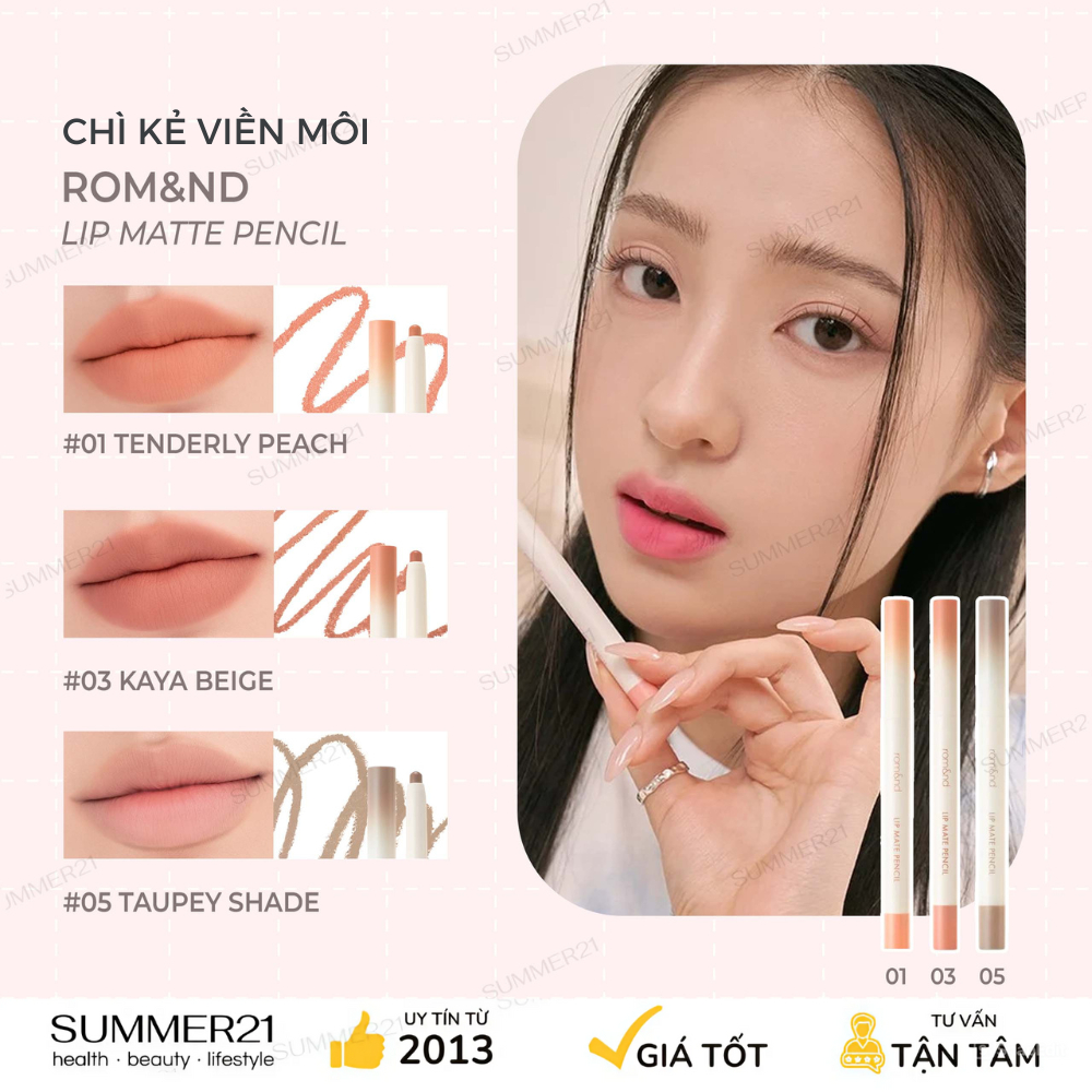 ROMAND Chì kẻ viền môi ROM&ND LIP MATTE PENCIL | Shopee Việt Nam