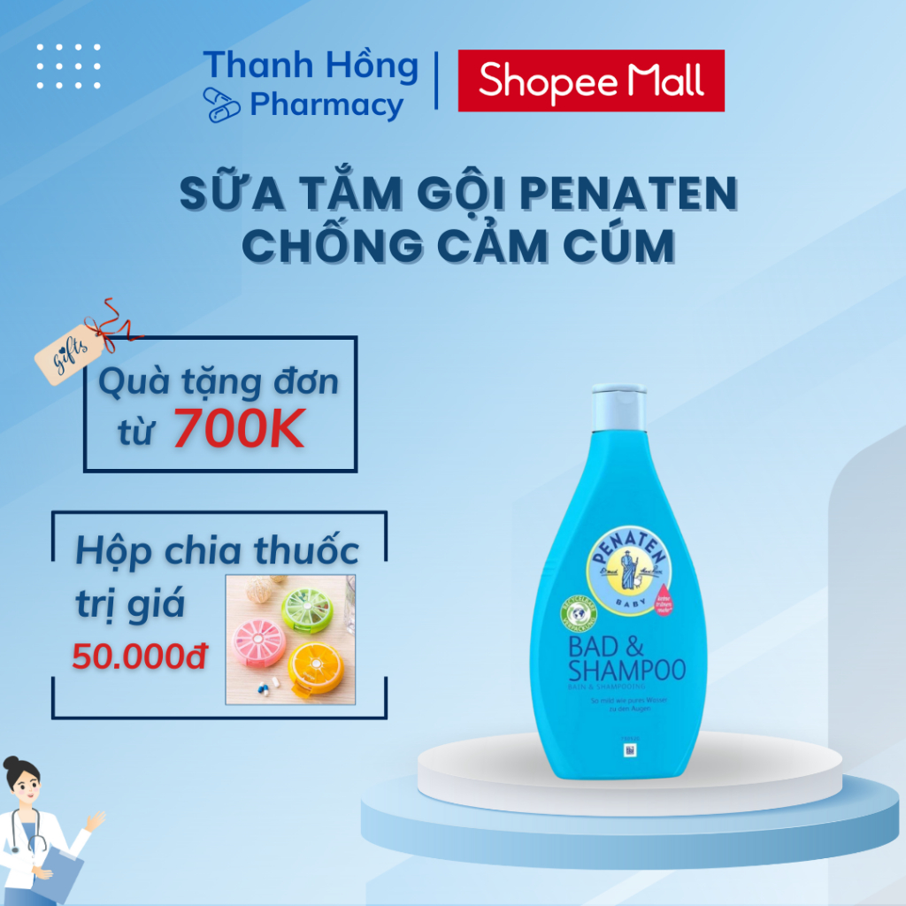 Sữa Tắm Gội Cho Trẻ Từ Sơ Sinh Chống Cảm Penaten Bad Shampoo