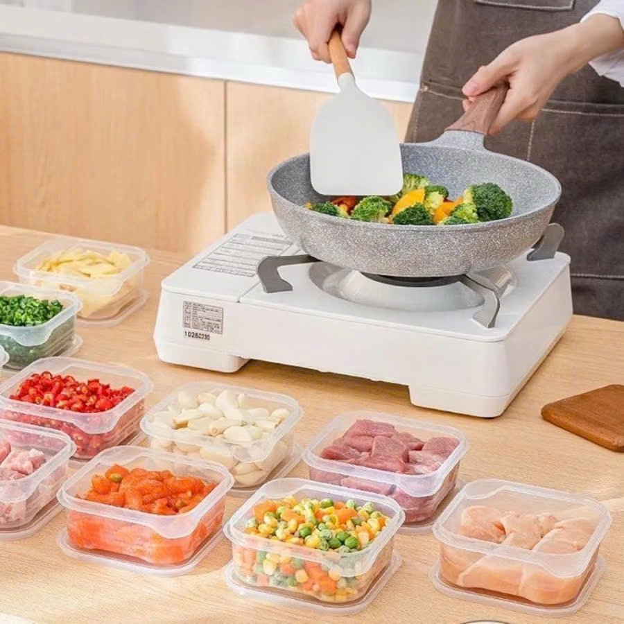[COMBO 10]Hộp bảo quản thực phẩm,  HỘP NHỰA ĐỰNG THỰC PHẨM - MÃ: HOPDUNGTHUCPHAM57
