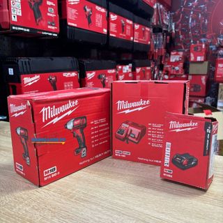 Máy Vặn Vít Milwaukee M18 BID | Dùng Pin 18V Nhỏ Gọn | Gồm Pin 2.0Ah + Sạc | Bảo Hành 12 Tháng