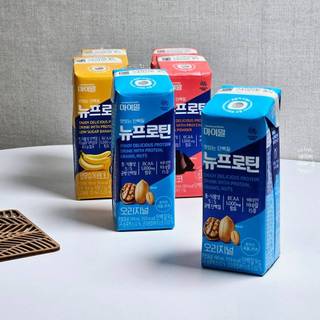 Sữa đạm pha sẵn DAESANG WELLIFE Mymeal Nu Protein 190ml Combo 10 hộp mix 3 vị (nguyên bản, chuối, socola)