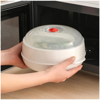 Khay nhựa hấp lò vi sóng 2 tầng nhựa Việt Nhật chịu nhiệt tốt xửng hấp bánh
