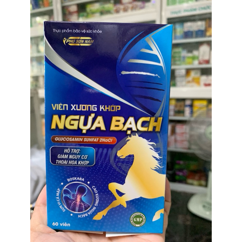 ✅ (CHÍNH HÃNG] xương khớp ngựa bạch hộp 60 viên, date mới nhất