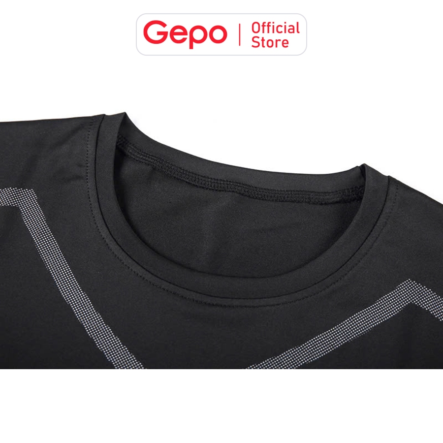 Ảnh Áo Giữ Nhiệt Áo Legging Nam Dài Tay Chuyên Tập Gym Chạy Bộ Đá Bóng GEPO 4