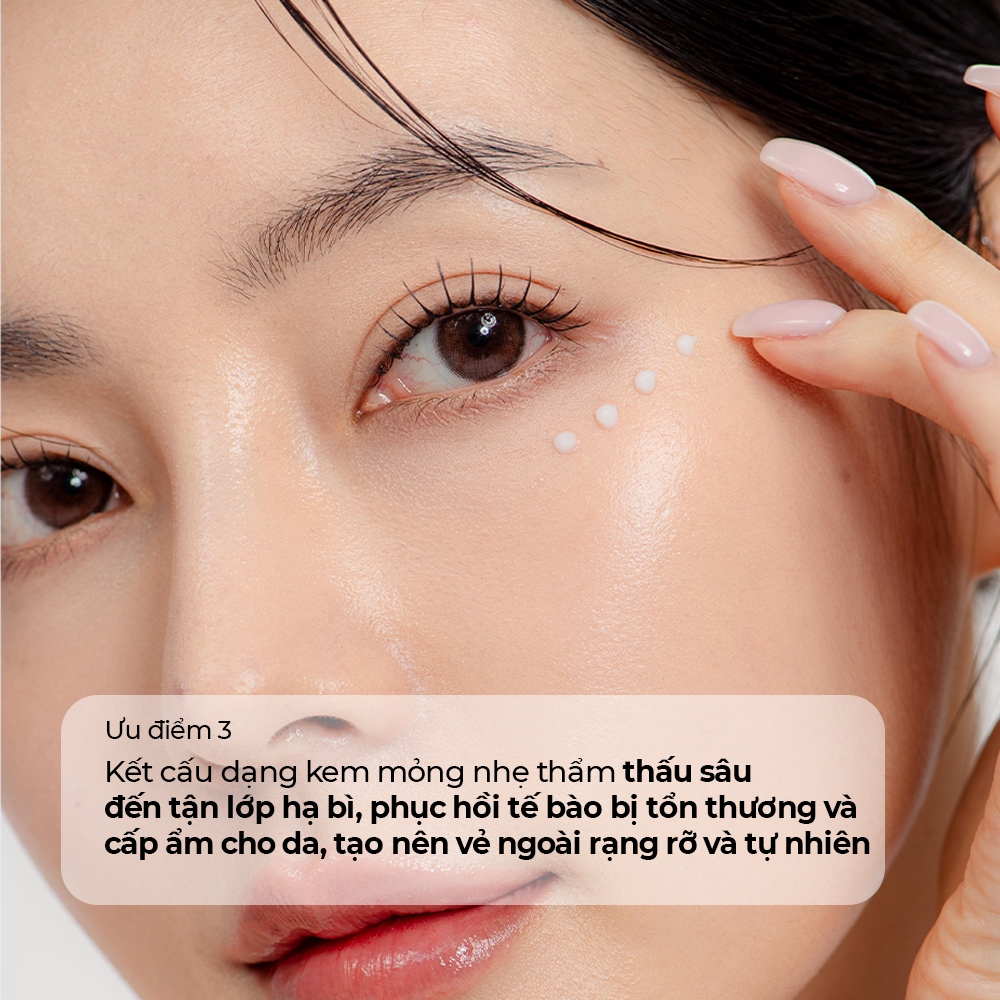 Kem Dưỡng Mắt Cấp Ẩm, Làm Mờ Nếp Nhăn B.O.M Peptide Power Eye Cream - 30G