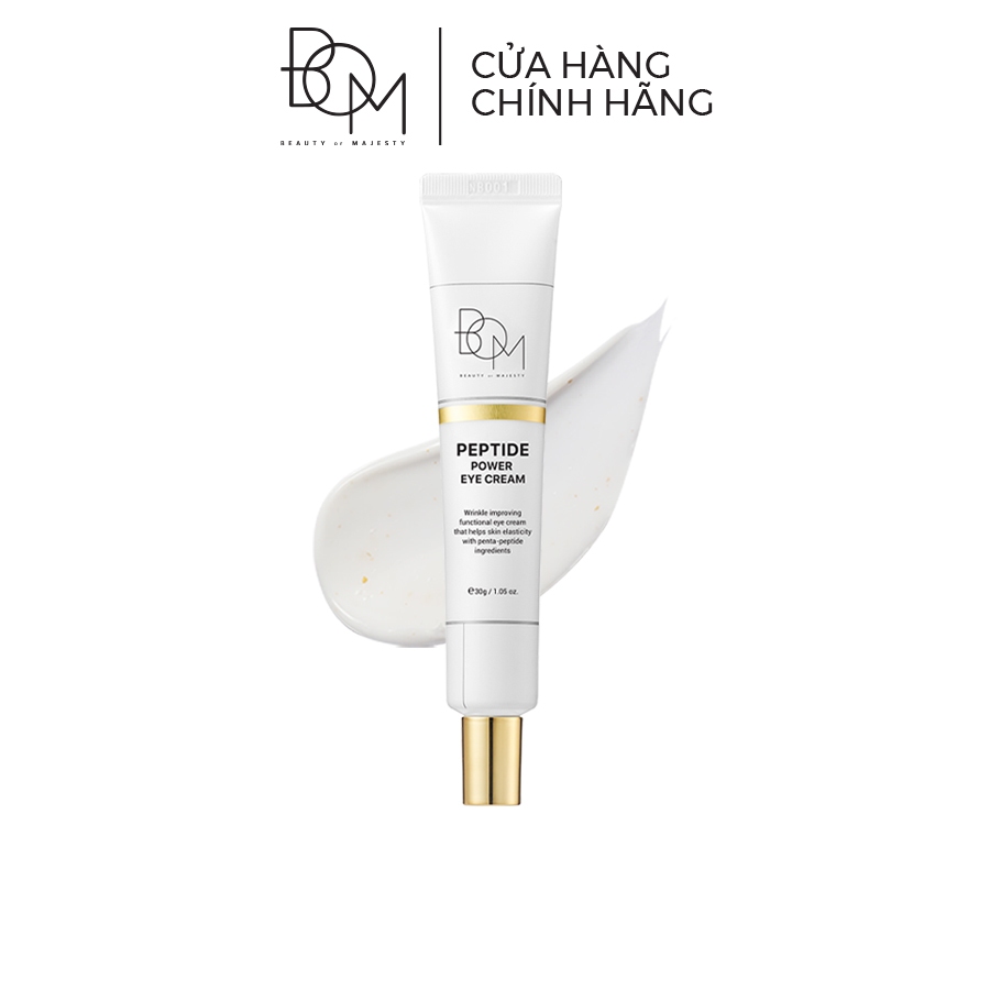 Kem Dưỡng Mắt Cấp Ẩm, Làm Mờ Nếp Nhăn B.O.M Peptide Power Eye Cream - 30G