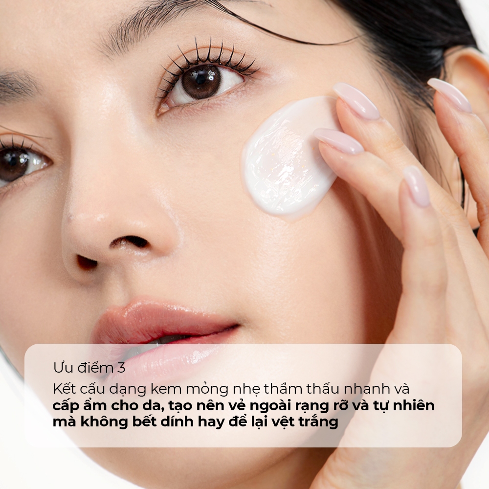 Kem Dưỡng Ẩm Làm Sáng, Làm Mờ Nếp Nhăn BOM Peptide Power Cream - 50G