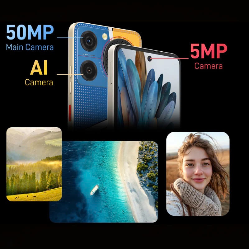 Ảnh Điện thoại Nubia Music NFC 8(4+4)/128GB | 6.6" HD+ 90Hz - Hàng chính hãng 4