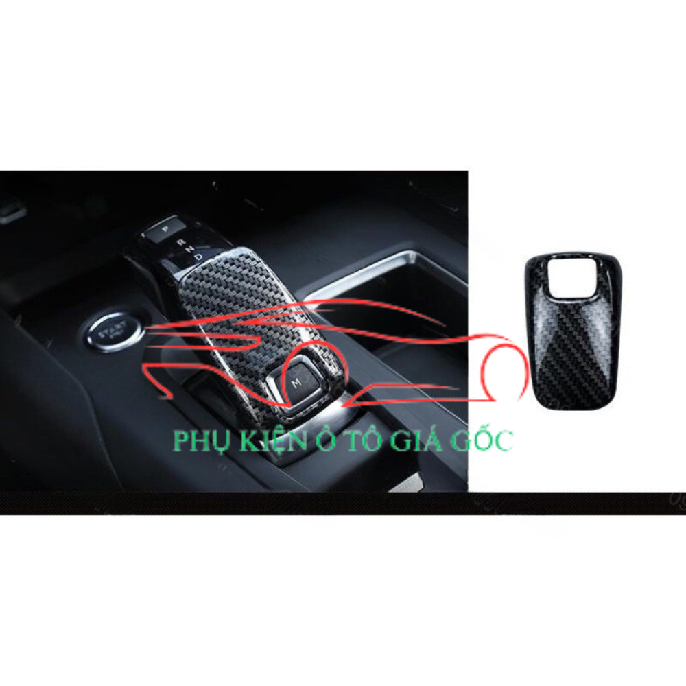 Ốp cần số Peugeot các bản lắp chung 3008 5008 vân CARBON kín cao cấp