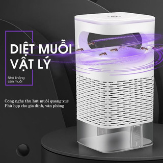 - Đèn bắt muỗi sử dụng quạt hút kiêm đèn ngủ, đèn đuổi muỗi diệt côn trùng